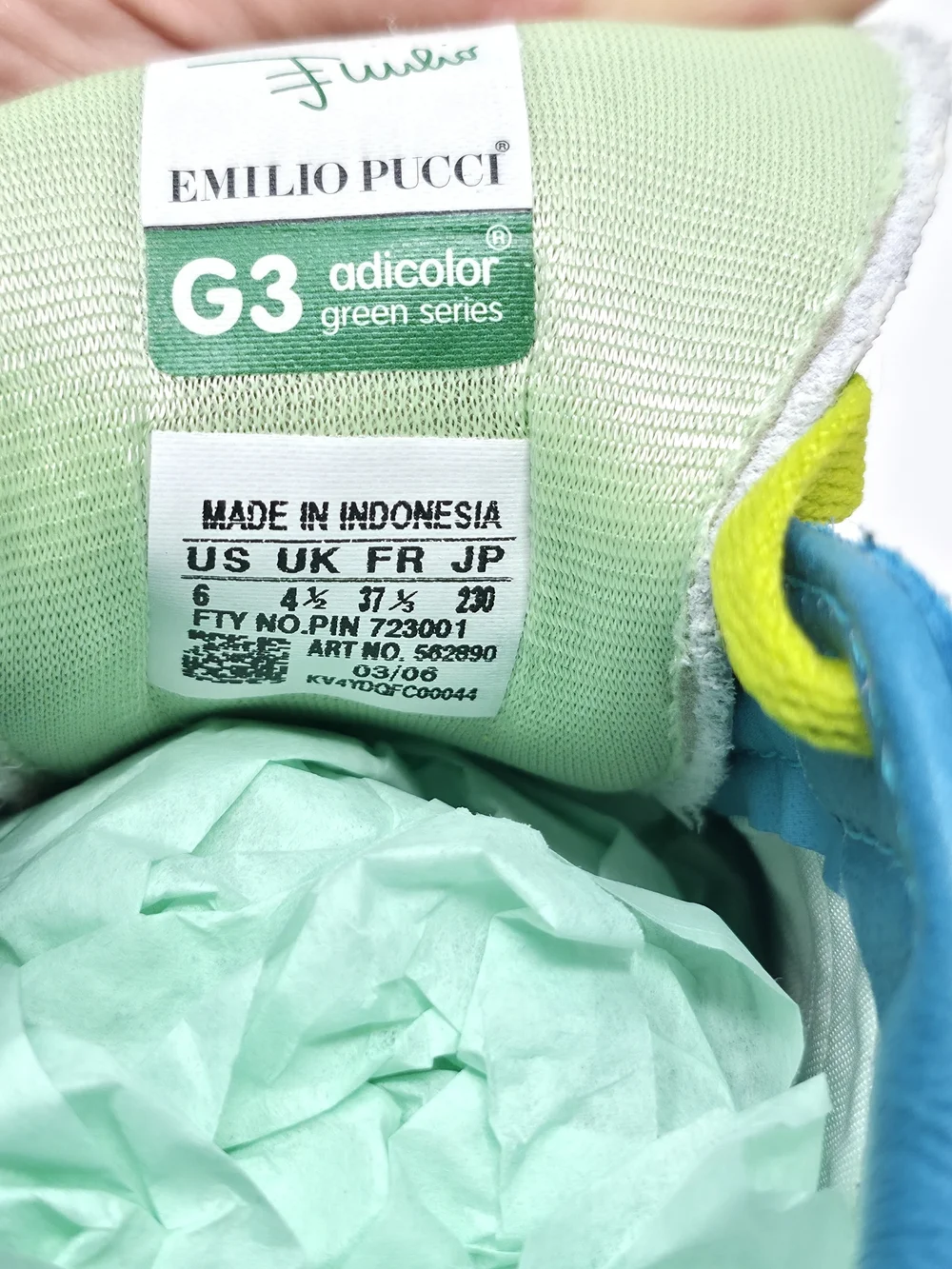 adidas x Emilio Pucci Adicolor G3 Century Lo 2006 Sz 6 Rare OG Box